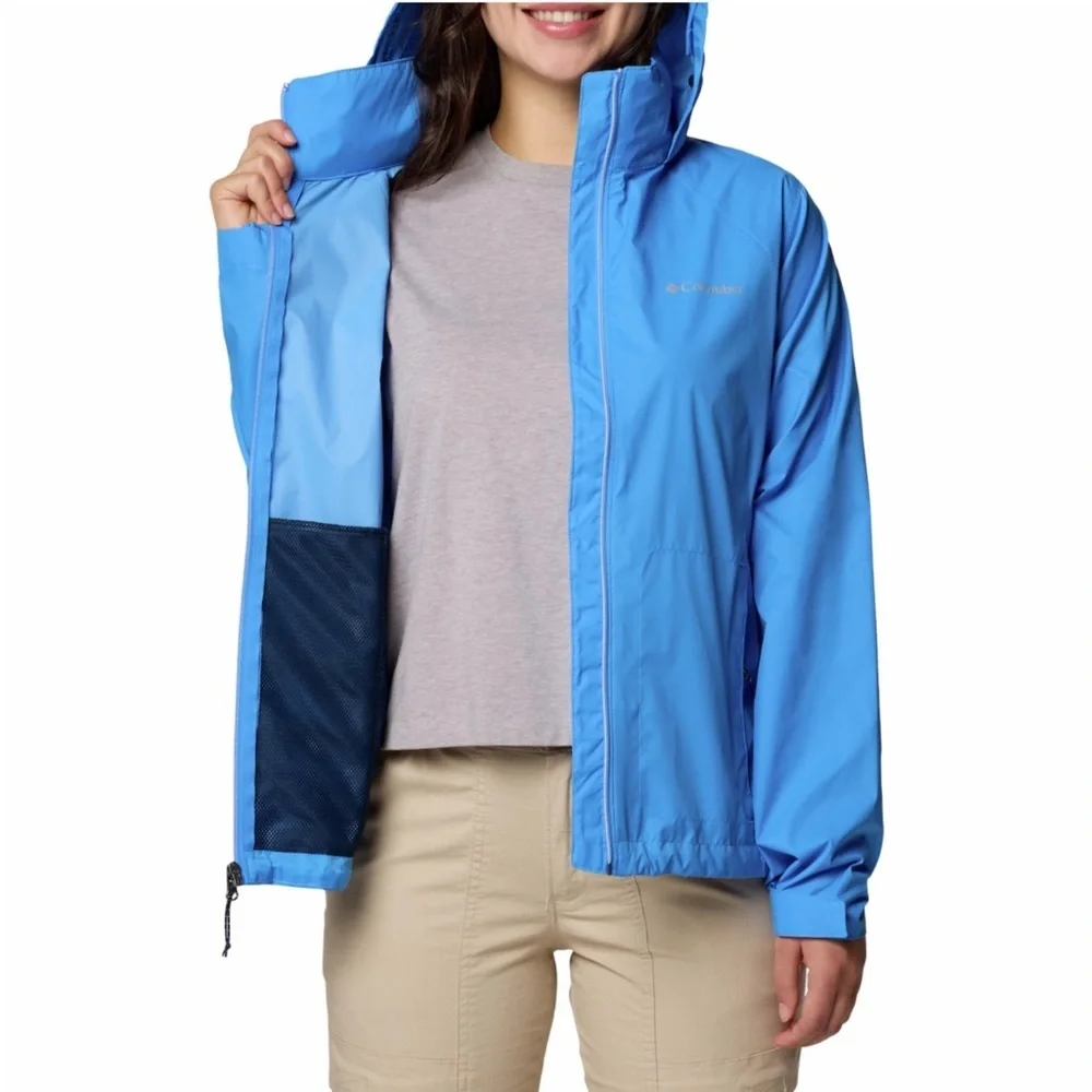 Columbia Omni Shield Advanced Repellency Switchback IV harbor blue jacket 3x